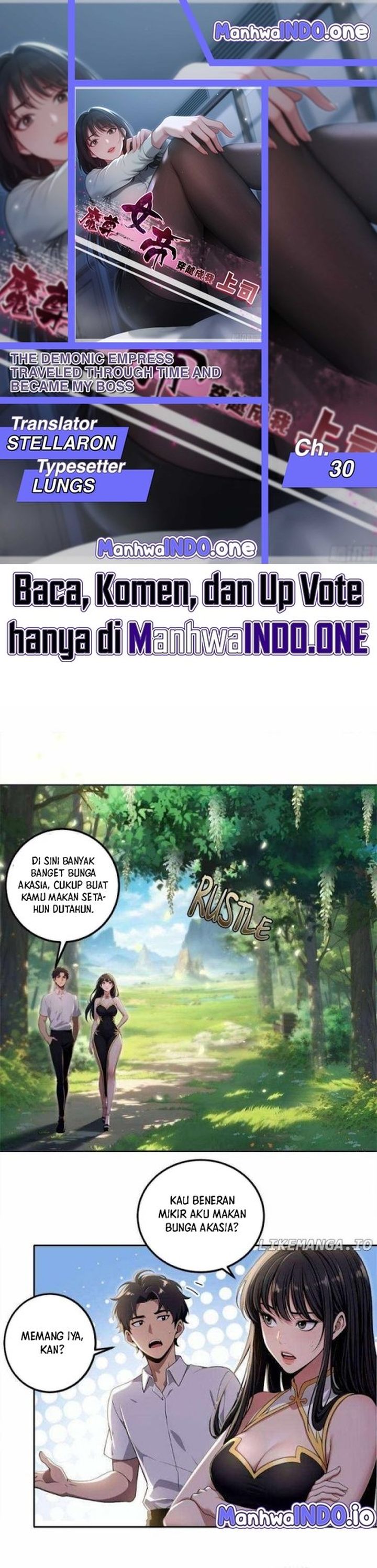 Halaman 1 dari The Demonic Empress Traveled Through Time And Became My Boss Chapter 30