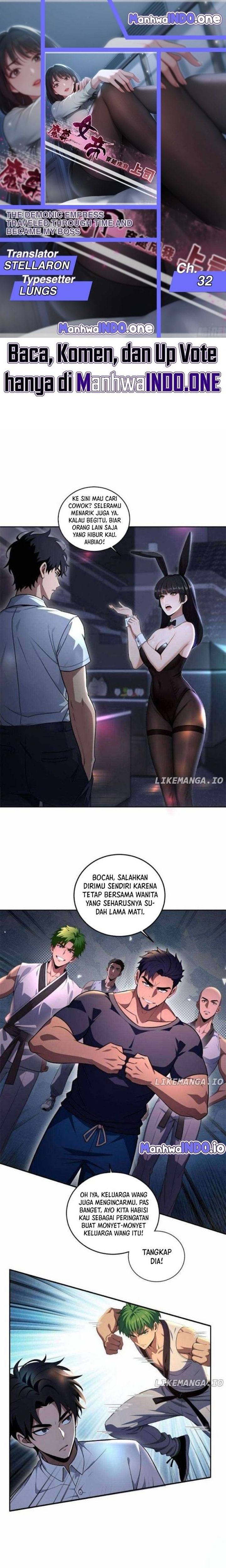 Halaman 1 dari The Demonic Empress Traveled Through Time And Became My Boss Chapter 32
