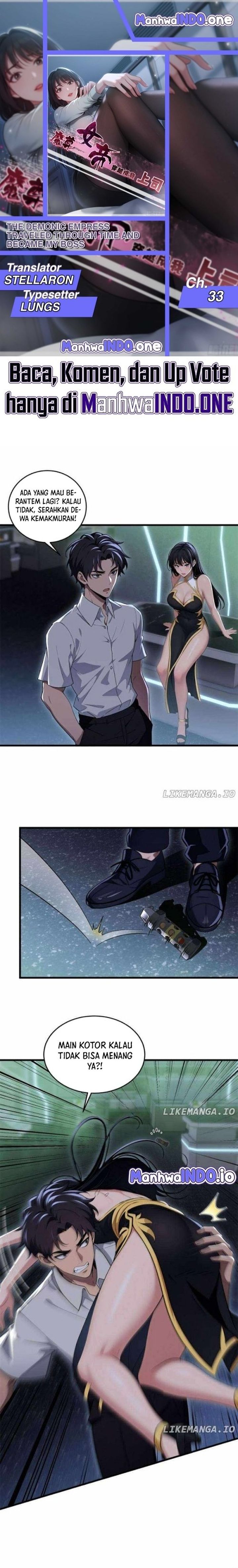 Halaman 1 dari The Demonic Empress Traveled Through Time And Became My Boss Chapter 33