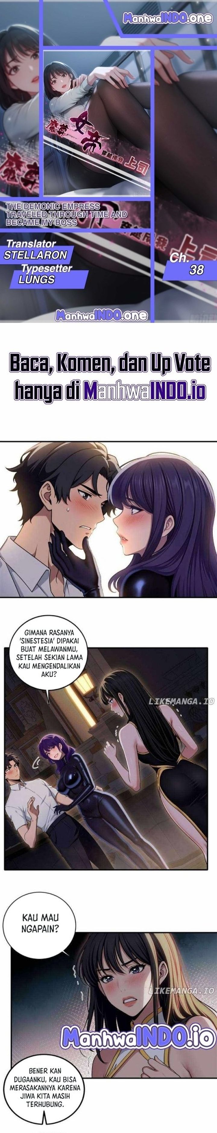 Halaman 1 dari The Demonic Empress Traveled Through Time And Became My Boss Chapter 38