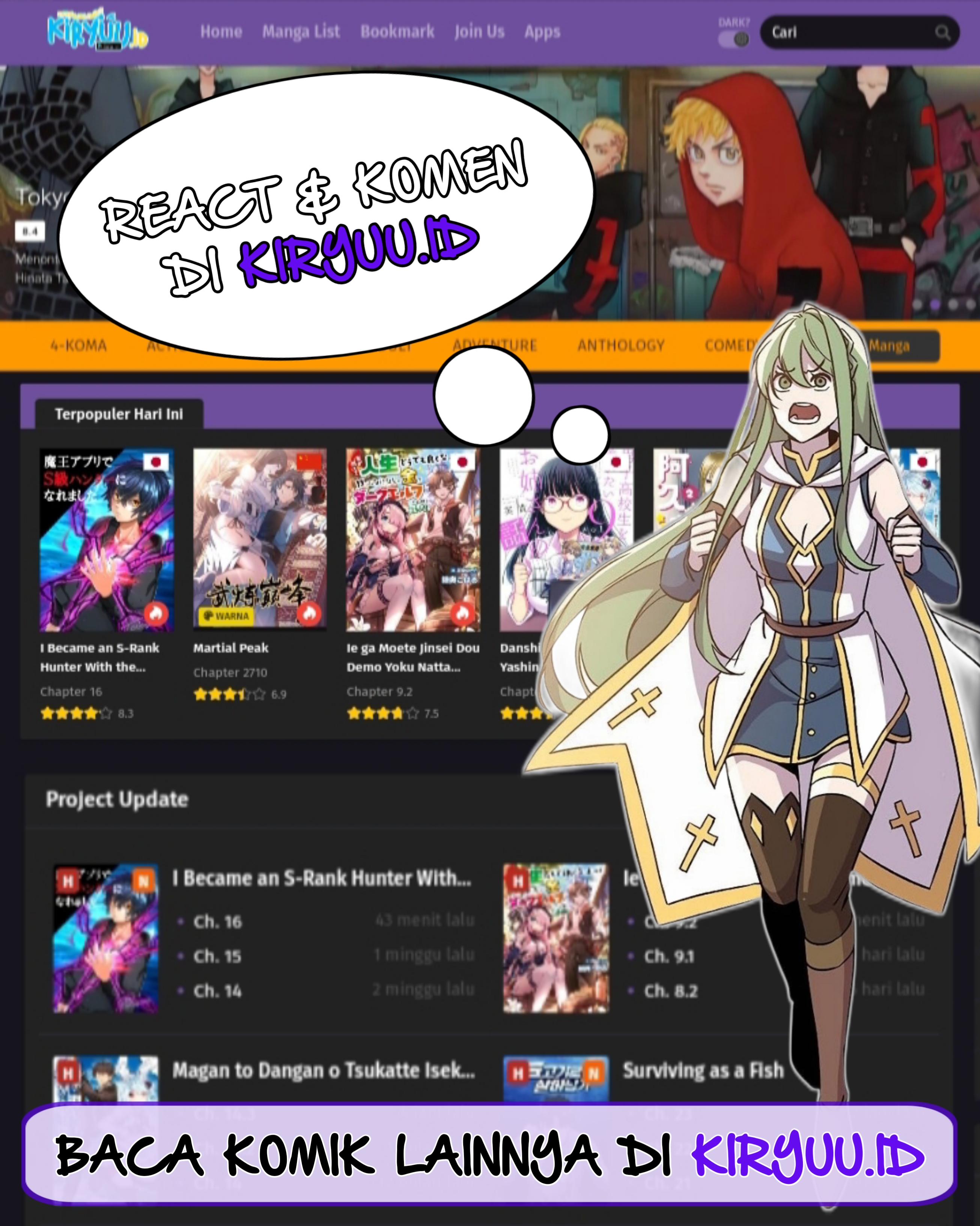 Halaman 15 dari The Extra Is Too Powerful Chapter 25