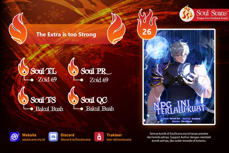Halaman 1 dari The Extra Is Too Powerful Chapter 26