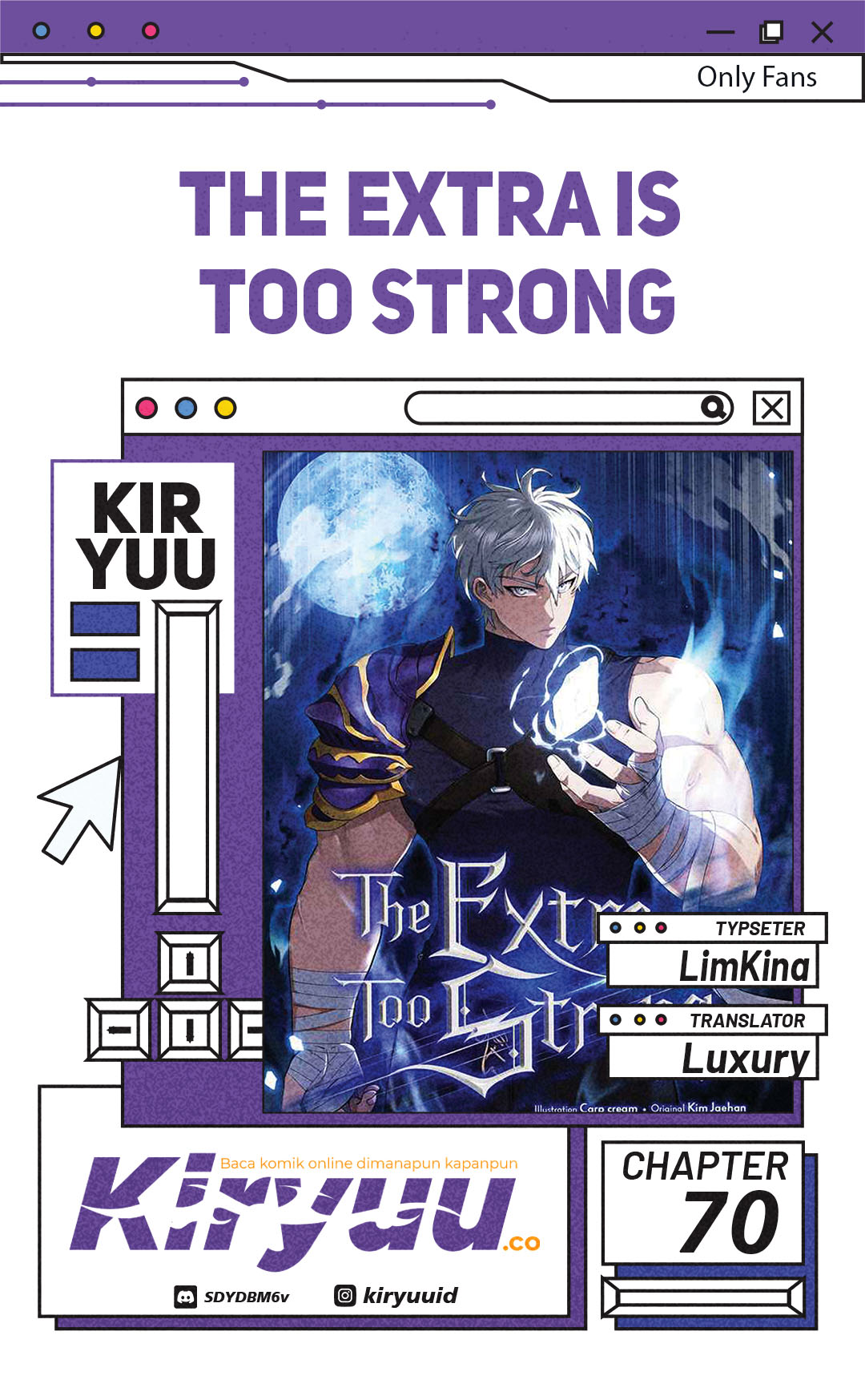 Halaman 1 dari The Extra Is Too Powerful Chapter 70