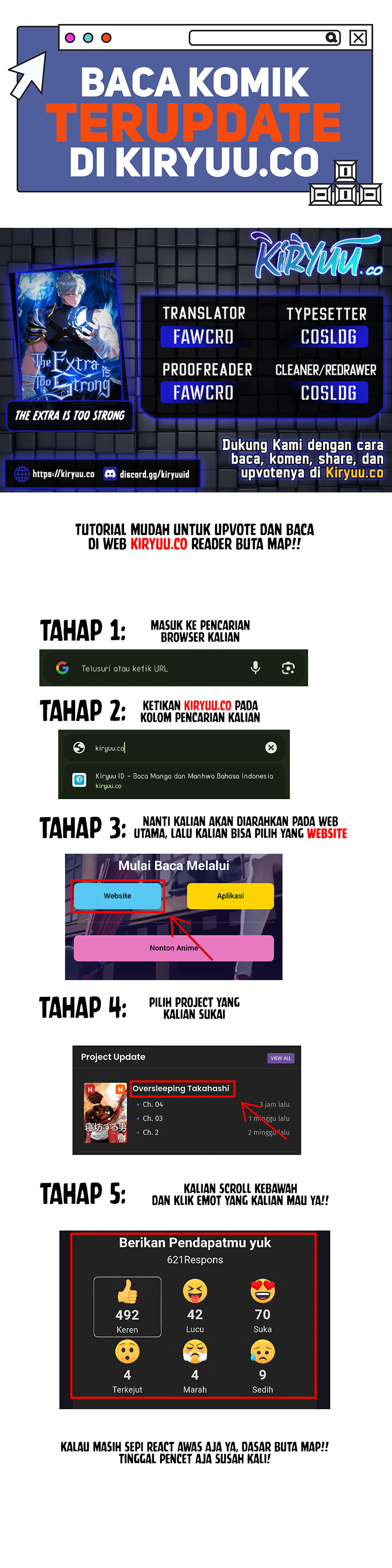 Halaman 1 dari The Extra Is Too Powerful Chapter 76
