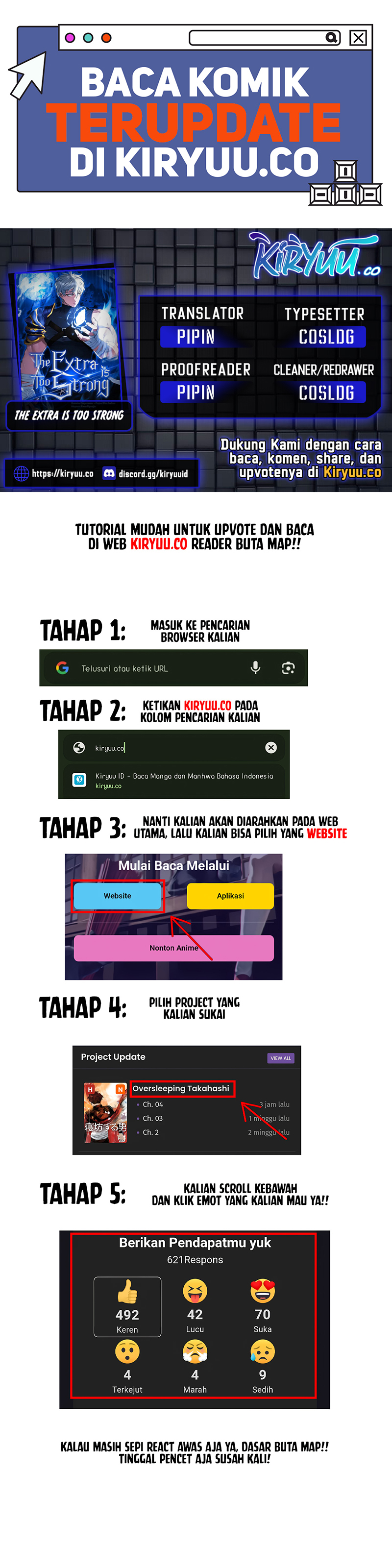 Halaman 1 dari The Extra Is Too Powerful Chapter 77