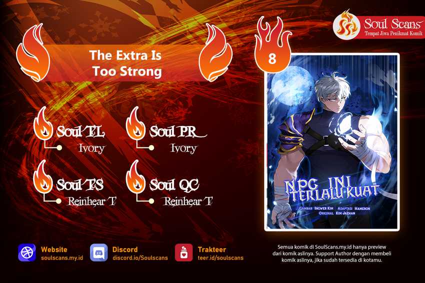 Halaman 1 dari The Extra Is Too Powerful Chapter 8