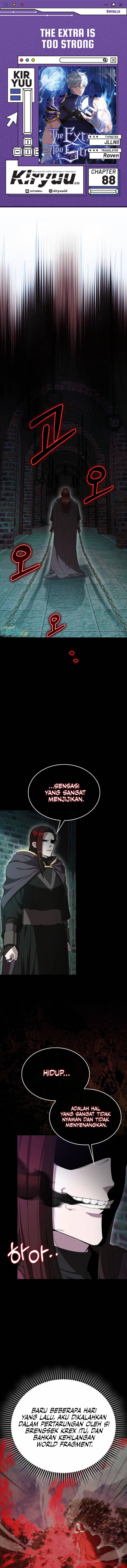 Halaman 1 dari The Extra Is Too Powerful Chapter 88