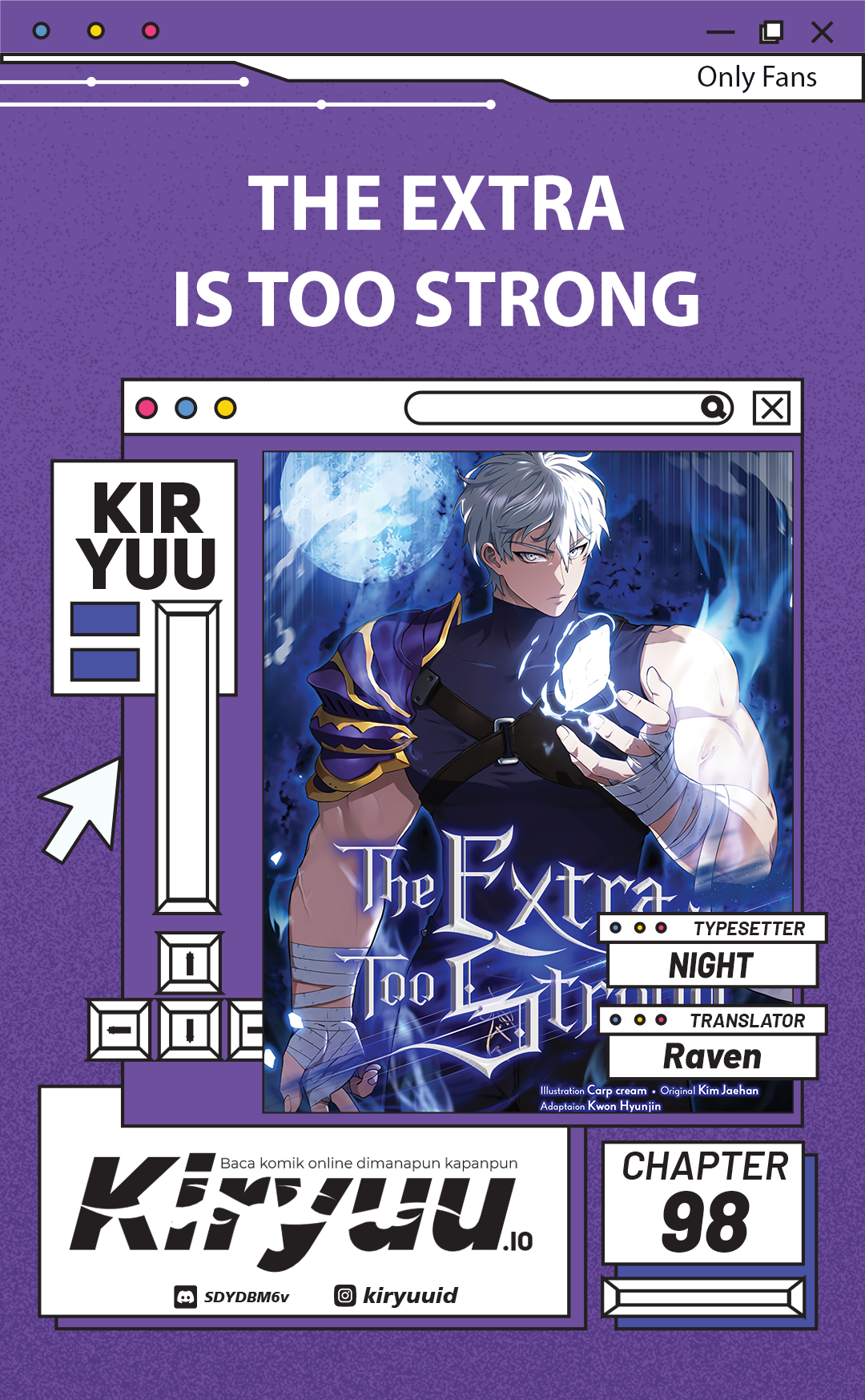 Halaman 1 dari The Extra Is Too Powerful Chapter 98