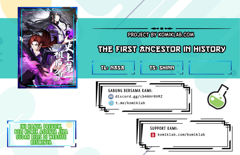 Halaman 1 dari The First Ancestor in History Chapter 81