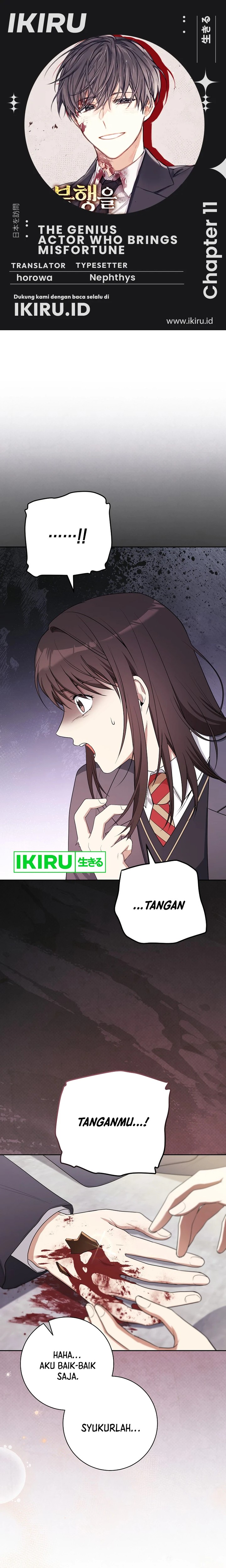 Halaman 1 dari The Genius Actor Who Brings Misfortune Chapter 11