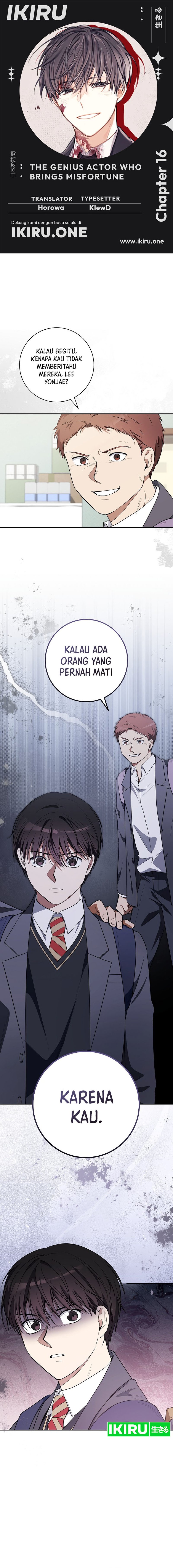 Halaman 1 dari The Genius Actor Who Brings Misfortune Chapter 16