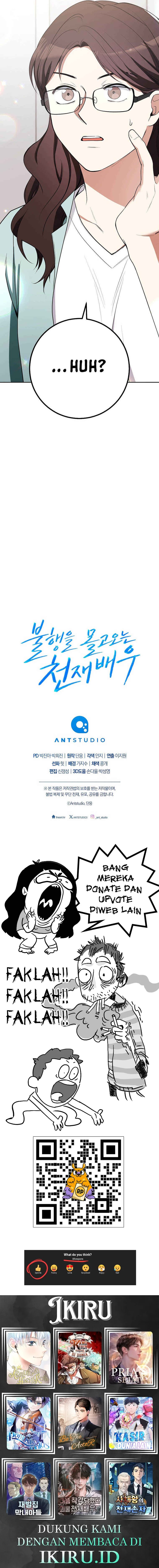 Halaman 19 dari The Genius Actor Who Brings Misfortune Chapter 19
