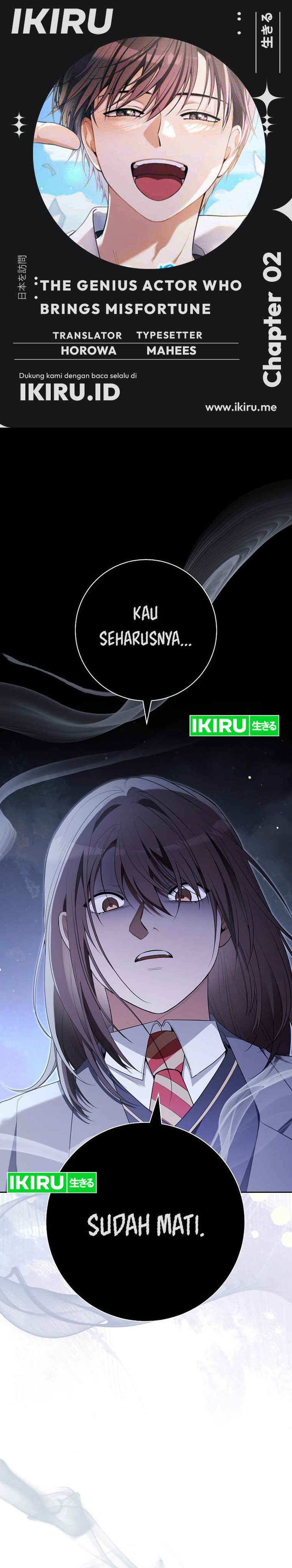 Halaman 1 dari The Genius Actor Who Brings Misfortune Chapter 2
