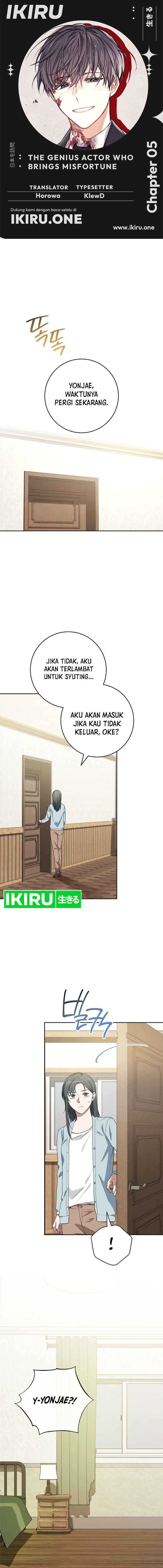 Halaman 1 dari The Genius Actor Who Brings Misfortune Chapter 5