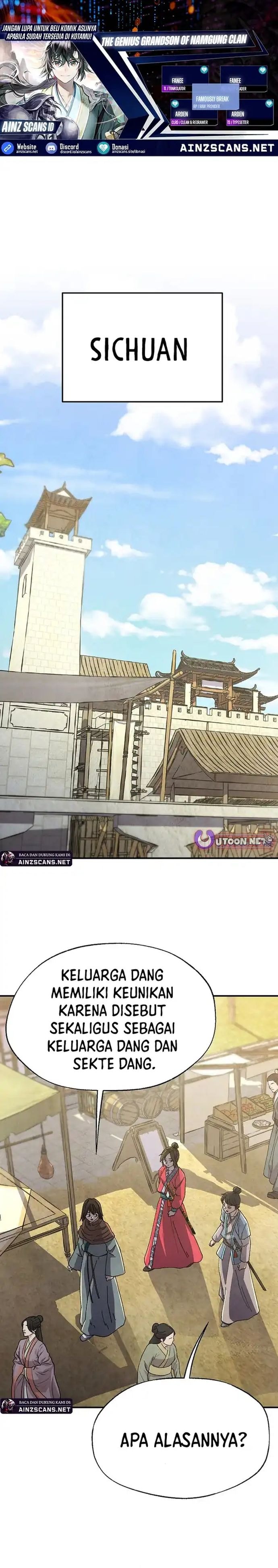 Halaman 1 dari The Genius Grandson of House Namgung Chapter 77