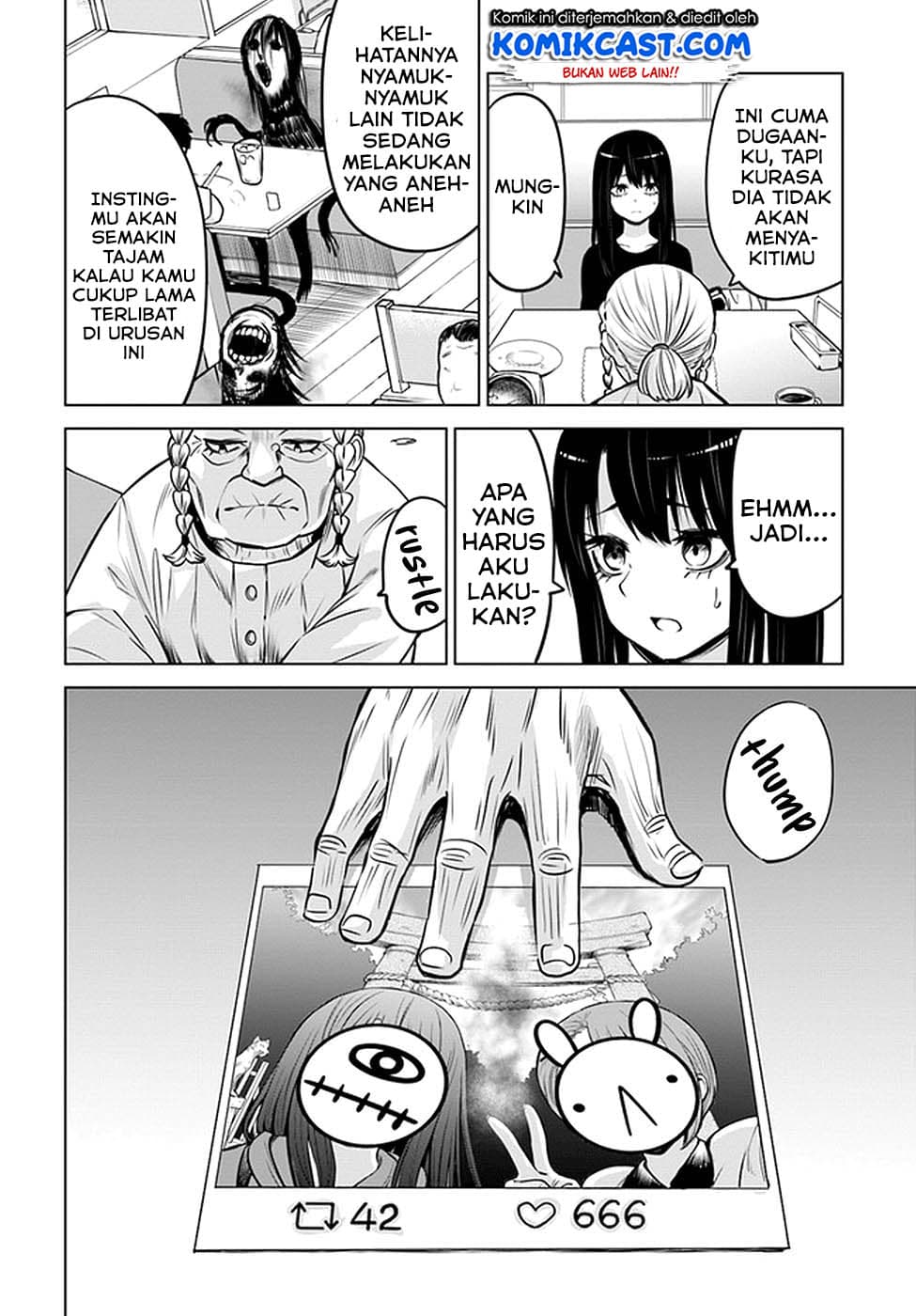 Halaman 13 dari The Girl Who See It Chapter 28