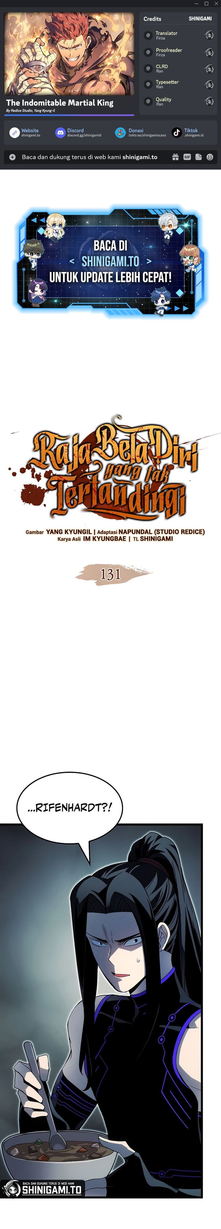 Halaman 1 dari The Indomitable Martial King Chapter 131