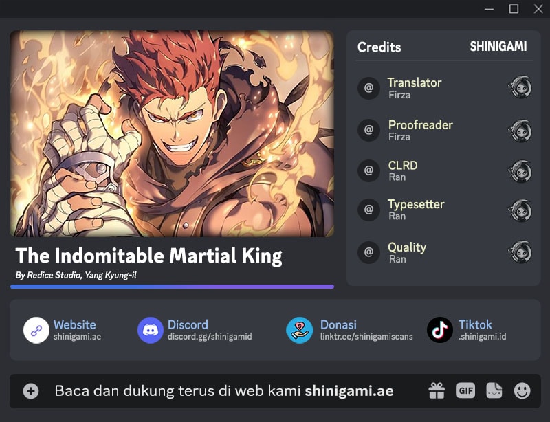 Halaman 1 dari The Indomitable Martial King Chapter 80