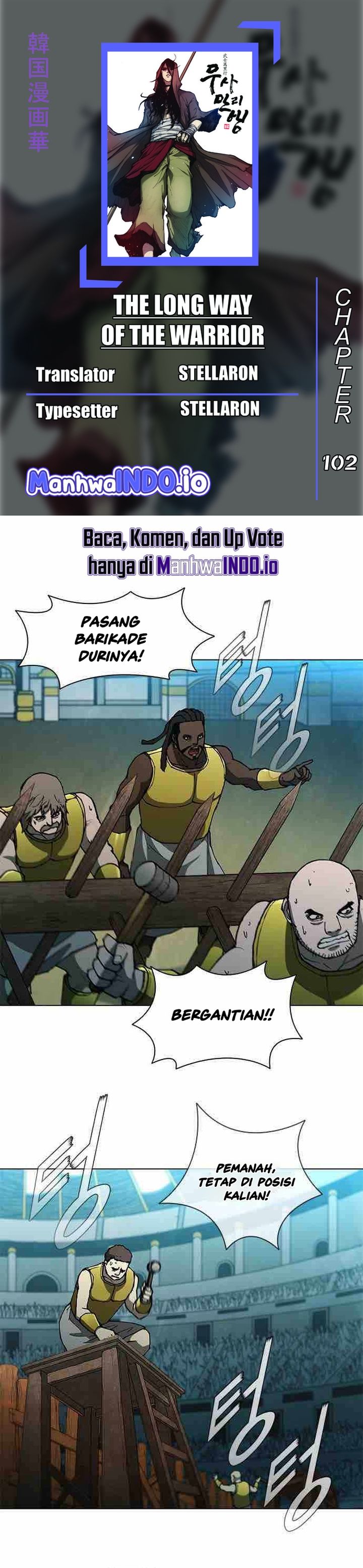 Halaman 1 dari The Long Way of the Warrior Chapter 102