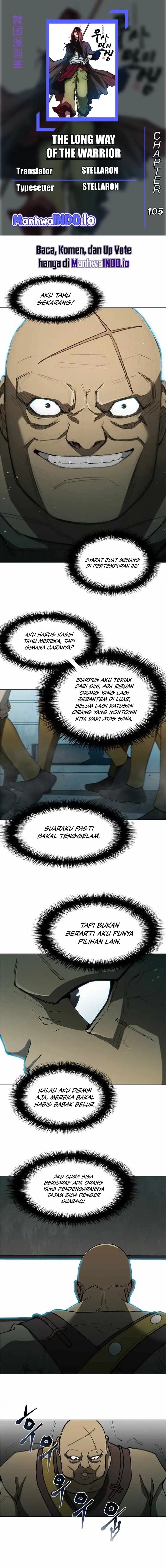 Halaman 1 dari The Long Way of the Warrior Chapter 105