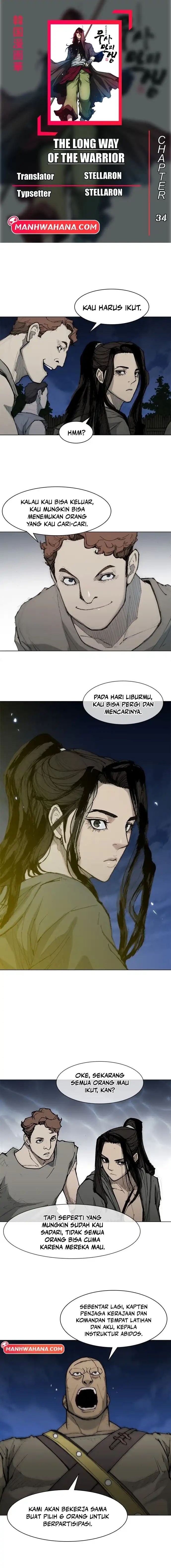 Halaman 1 dari The Long Way of the Warrior Chapter 34