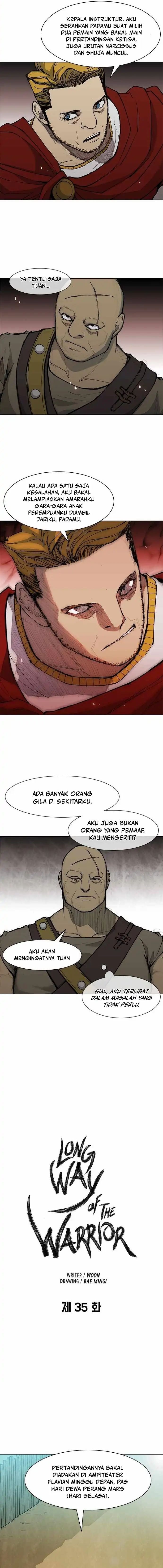Halaman 4 dari The Long Way of the Warrior Chapter 35