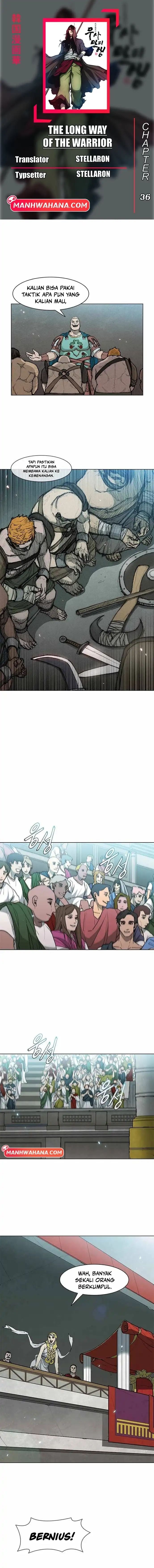 Halaman 1 dari The Long Way of the Warrior Chapter 36