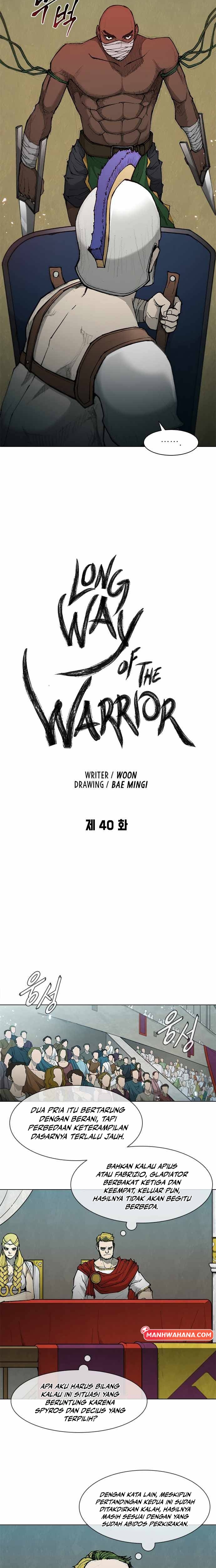 Halaman 2 dari The Long Way of the Warrior Chapter 40