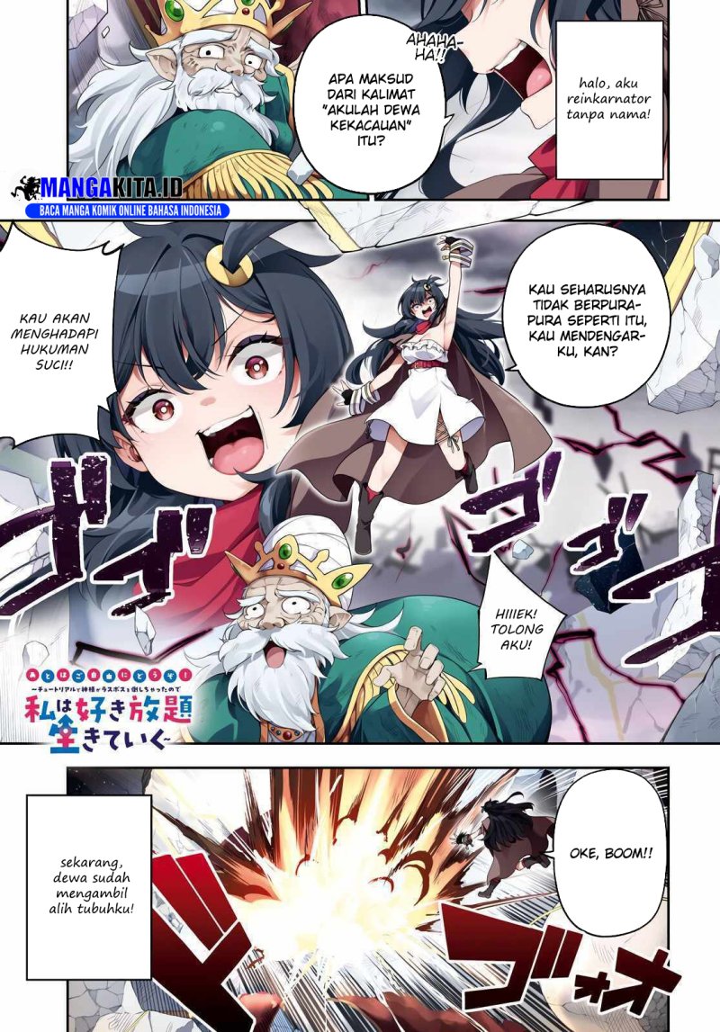 Halaman 2 dari The Rest Is Up to You ~Since God Defeated the Final Boss in the Tutorial, I'm Going to Live My Life However I Want~ Chapter 1
