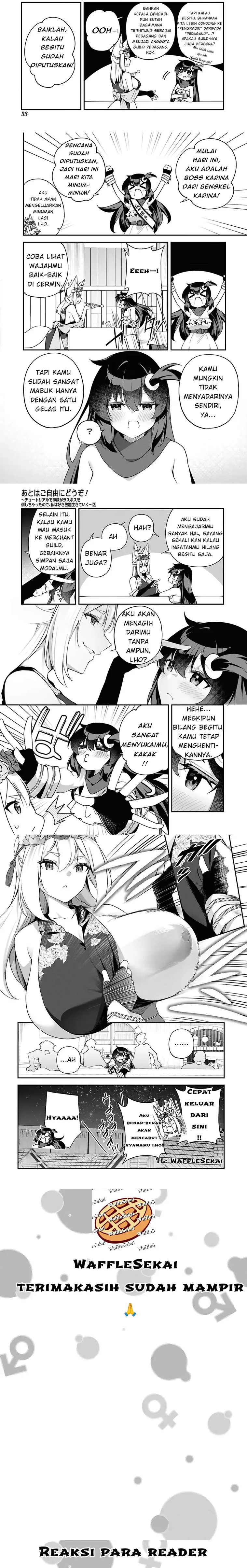 Halaman 6 dari The Rest Is Up to You ~Since God Defeated the Final Boss in the Tutorial, I'm Going to Live My Life However I Want~ Chapter 10