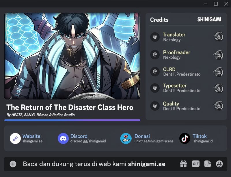 Halaman 1 dari The Return of the Disaster-Class Hero Chapter 106