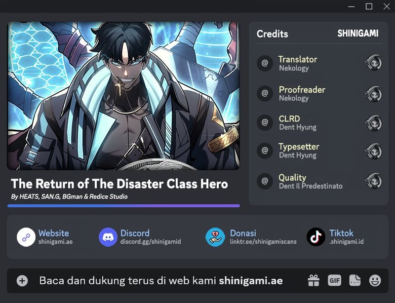 Halaman 1 dari The Return of the Disaster-Class Hero Chapter 114