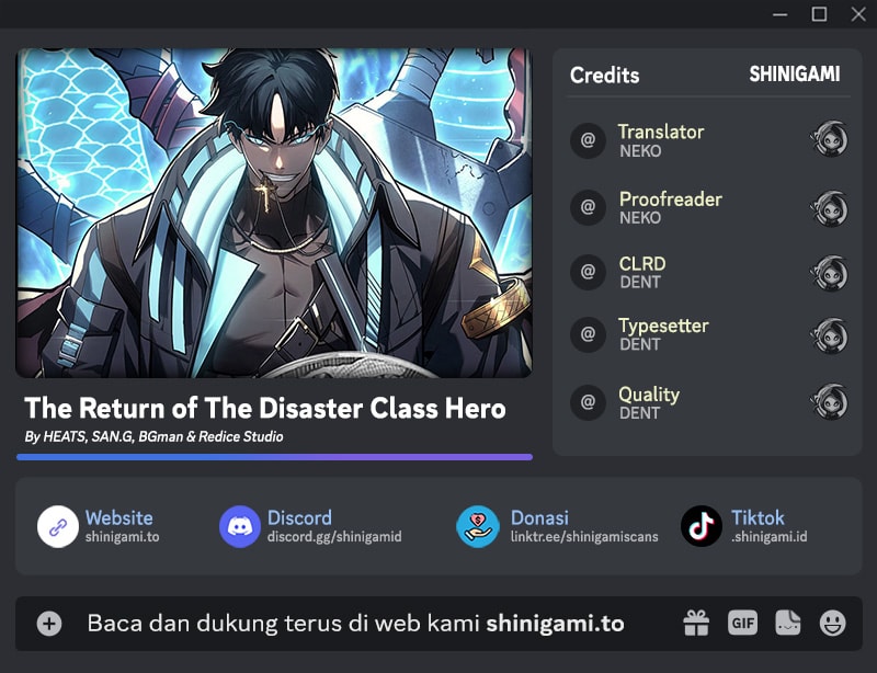 Halaman 1 dari The Return of the Disaster-Class Hero Chapter 167