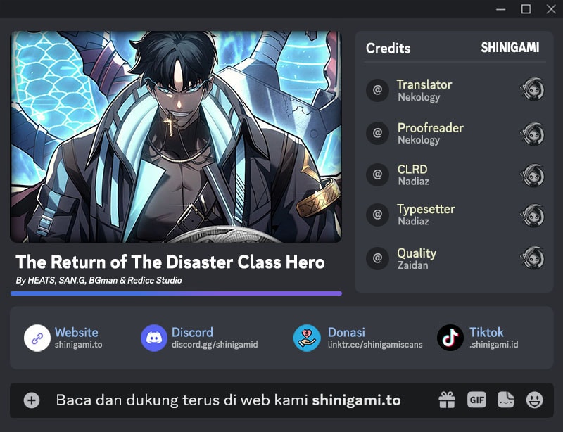 Halaman 1 dari The Return of the Disaster-Class Hero Chapter 169