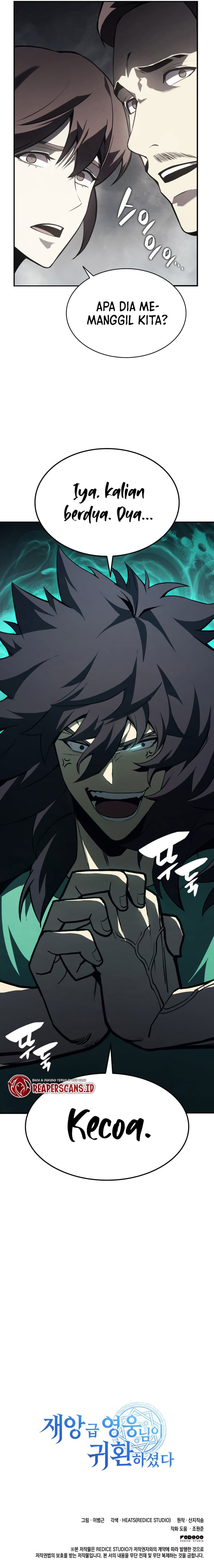 Halaman 21 dari The Return of the Disaster-Class Hero Chapter 3