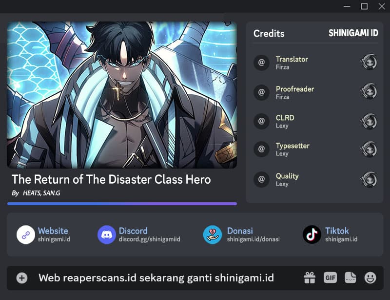 Halaman 1 dari The Return of the Disaster-Class Hero Chapter 51