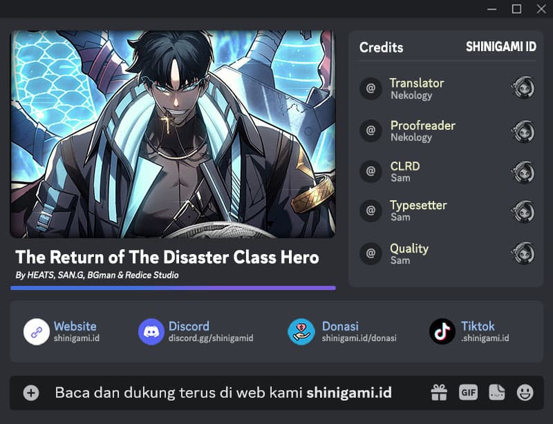 Halaman 1 dari The Return of the Disaster-Class Hero Chapter 73