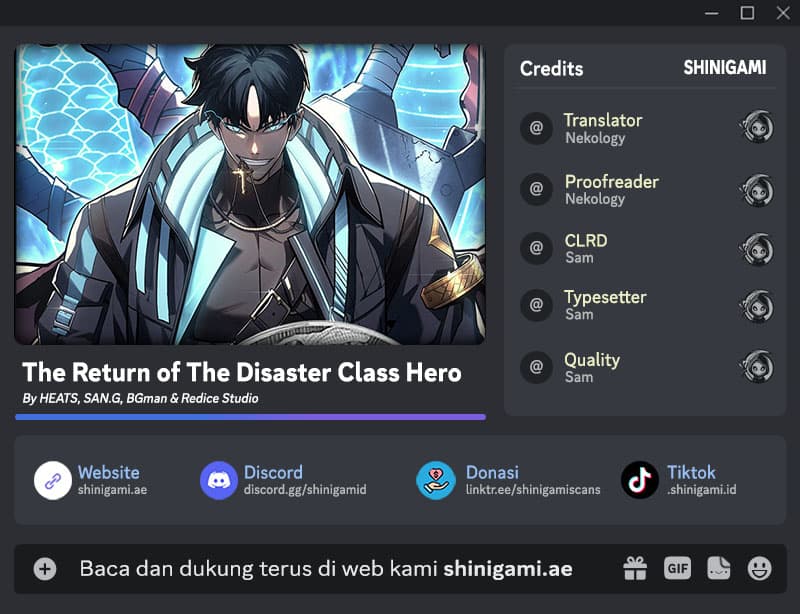 Halaman 1 dari The Return of the Disaster-Class Hero Chapter 90