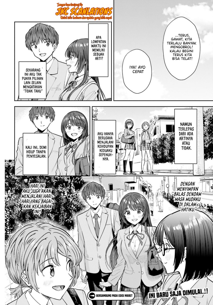 Halaman 35 dari Inkya datta Ore no Seishun Revenge: Tenshi Sugiru Ano Ko to Ayumu ReLife Chapter 14