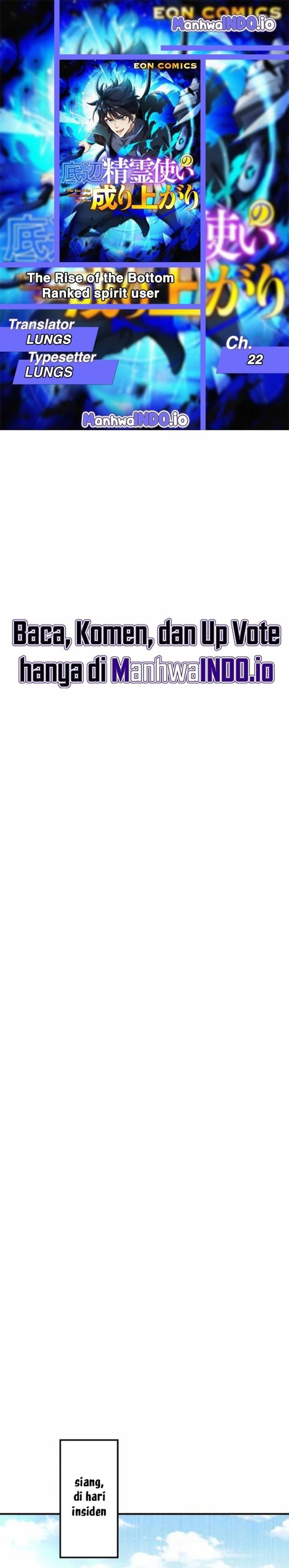 Halaman 1 dari The Rise of the Bottom-Ranked Spirit User Chapter 22