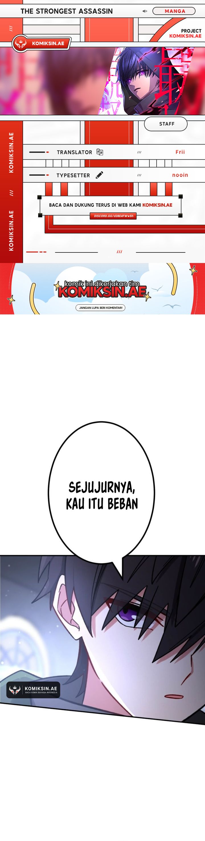 Halaman 1 dari The Strongest Assassin Gets Transferred to Another World With His Whole Class Chapter 92