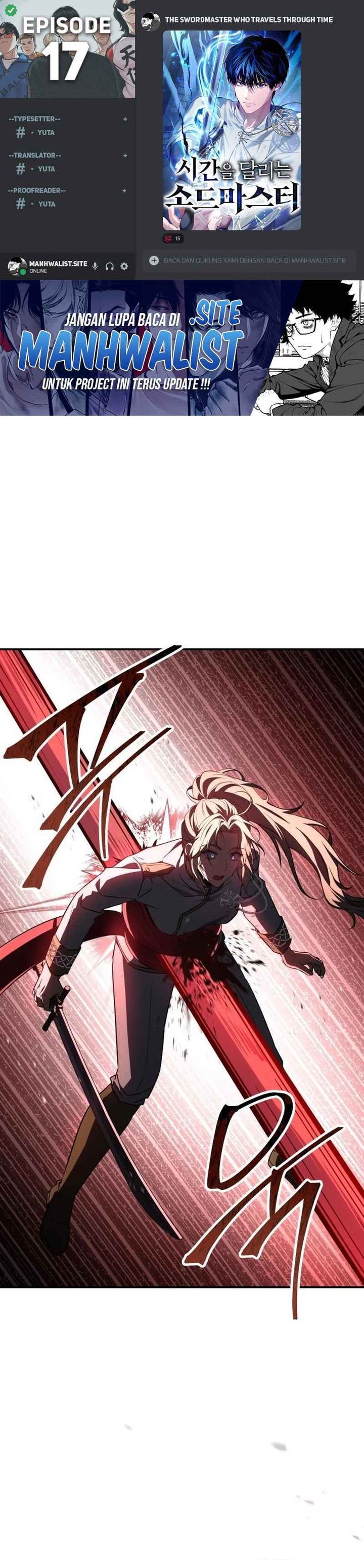 Halaman 1 dari The Swordmaster Who Travels Through Time Chapter 17