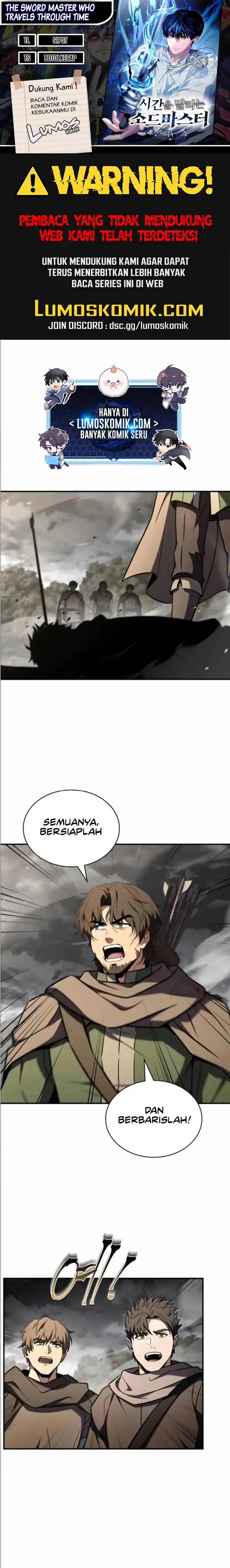 Halaman 1 dari The Swordmaster Who Travels Through Time Chapter 33