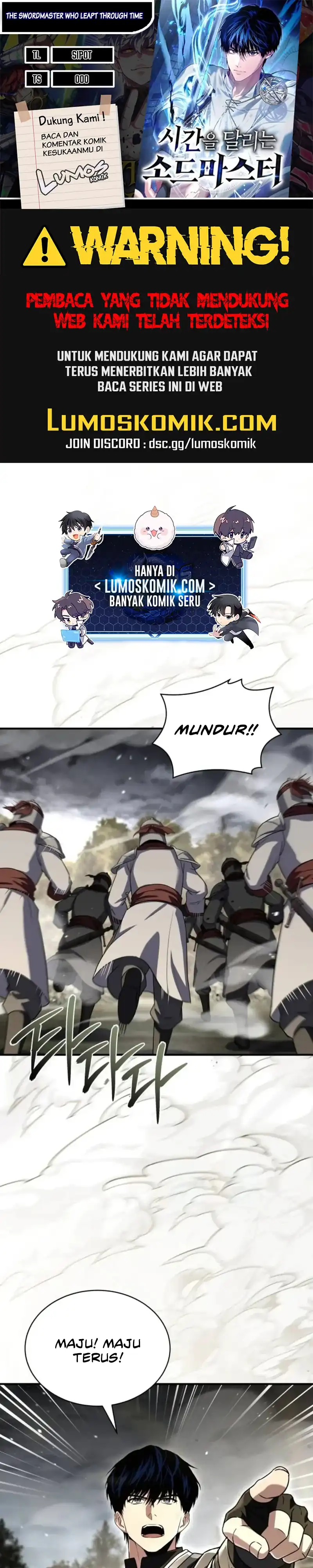 Halaman 1 dari The Swordmaster Who Travels Through Time Chapter 35