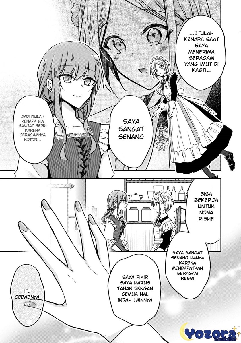 Halaman 14 dari Loop 7-kaime no Akuyaku Reijou wa, Moto Tekikoku de Jiyuu Kimama na Hanayome Seikatsu o Mankitsu Suru Chapter 11