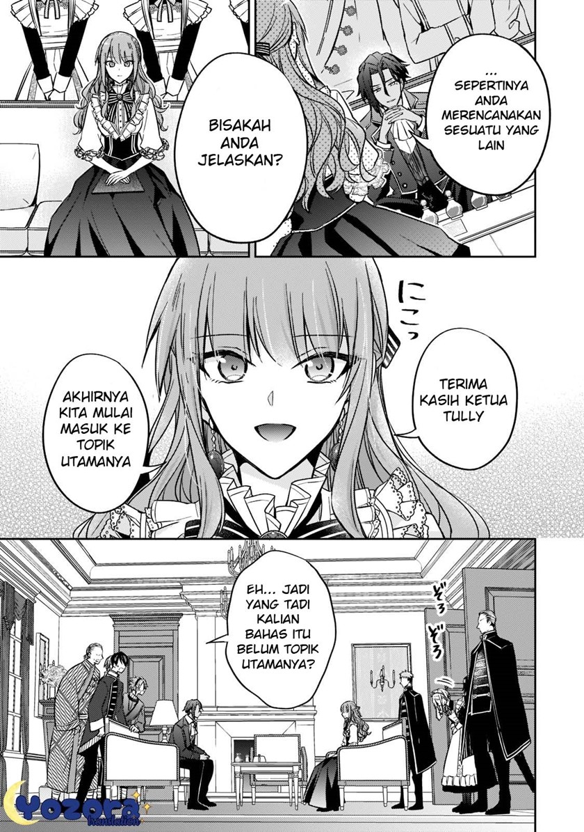 Halaman 22 dari Loop 7-kaime no Akuyaku Reijou wa, Moto Tekikoku de Jiyuu Kimama na Hanayome Seikatsu o Mankitsu Suru Chapter 11