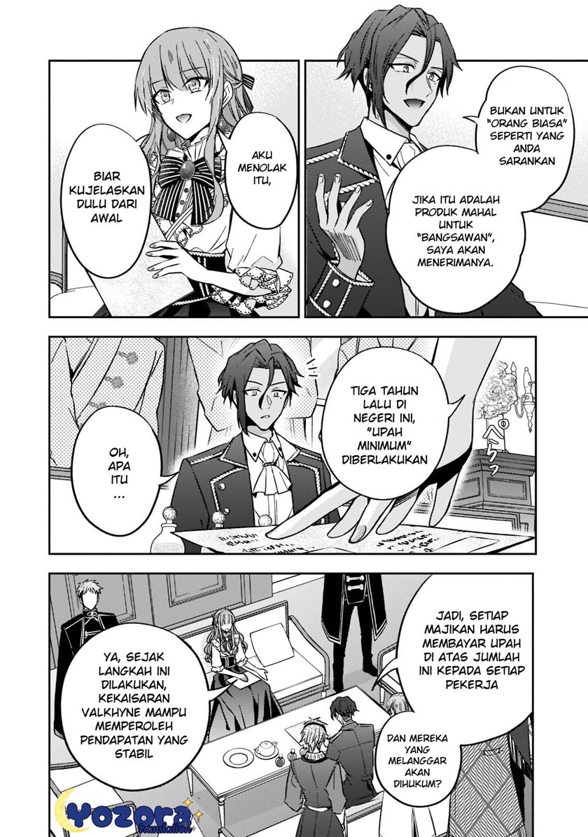 Halaman 23 dari Loop 7-kaime no Akuyaku Reijou wa, Moto Tekikoku de Jiyuu Kimama na Hanayome Seikatsu o Mankitsu Suru Chapter 11