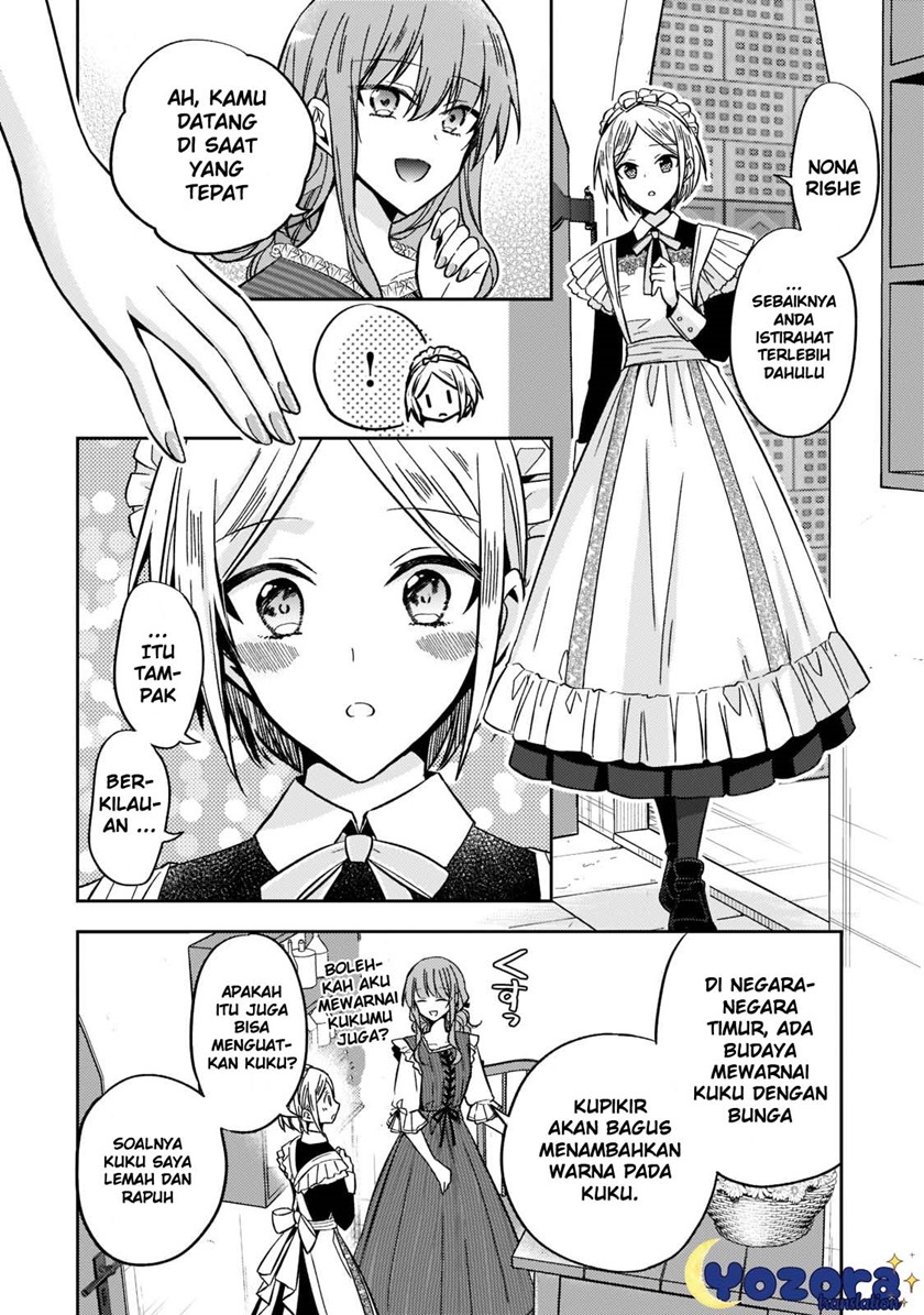 Halaman 9 dari Loop 7-kaime no Akuyaku Reijou wa, Moto Tekikoku de Jiyuu Kimama na Hanayome Seikatsu o Mankitsu Suru Chapter 11