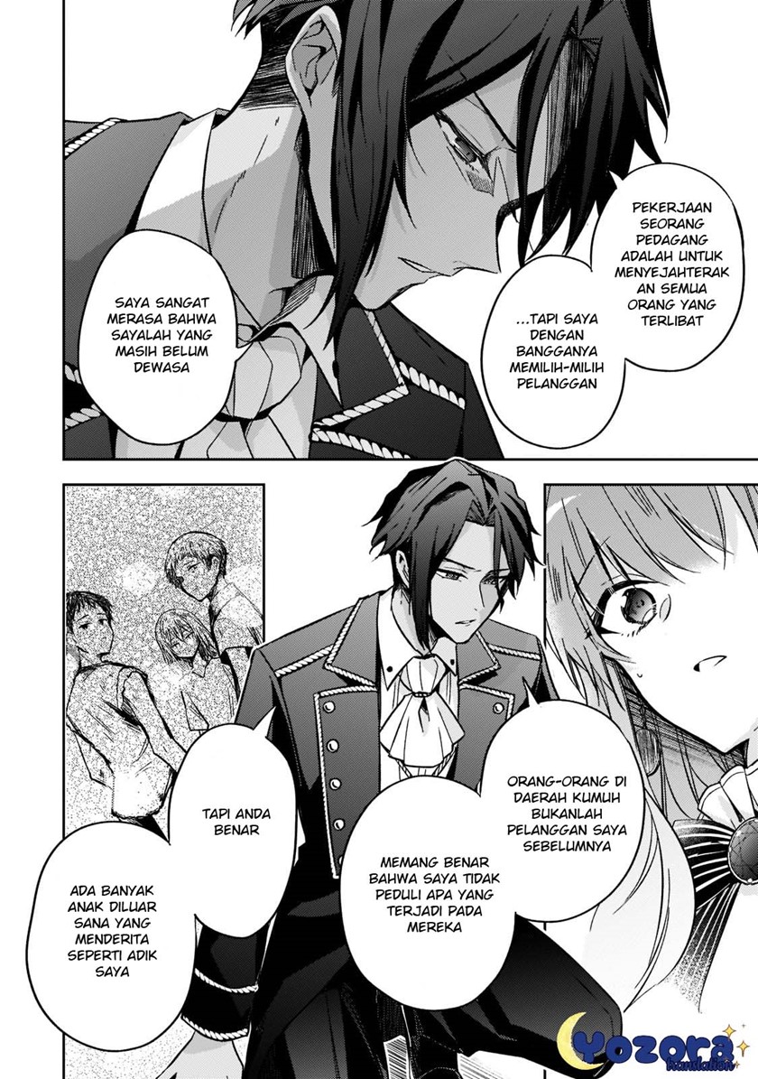 Halaman 21 dari Loop 7-kaime no Akuyaku Reijou wa, Moto Tekikoku de Jiyuu Kimama na Hanayome Seikatsu o Mankitsu Suru Chapter 12