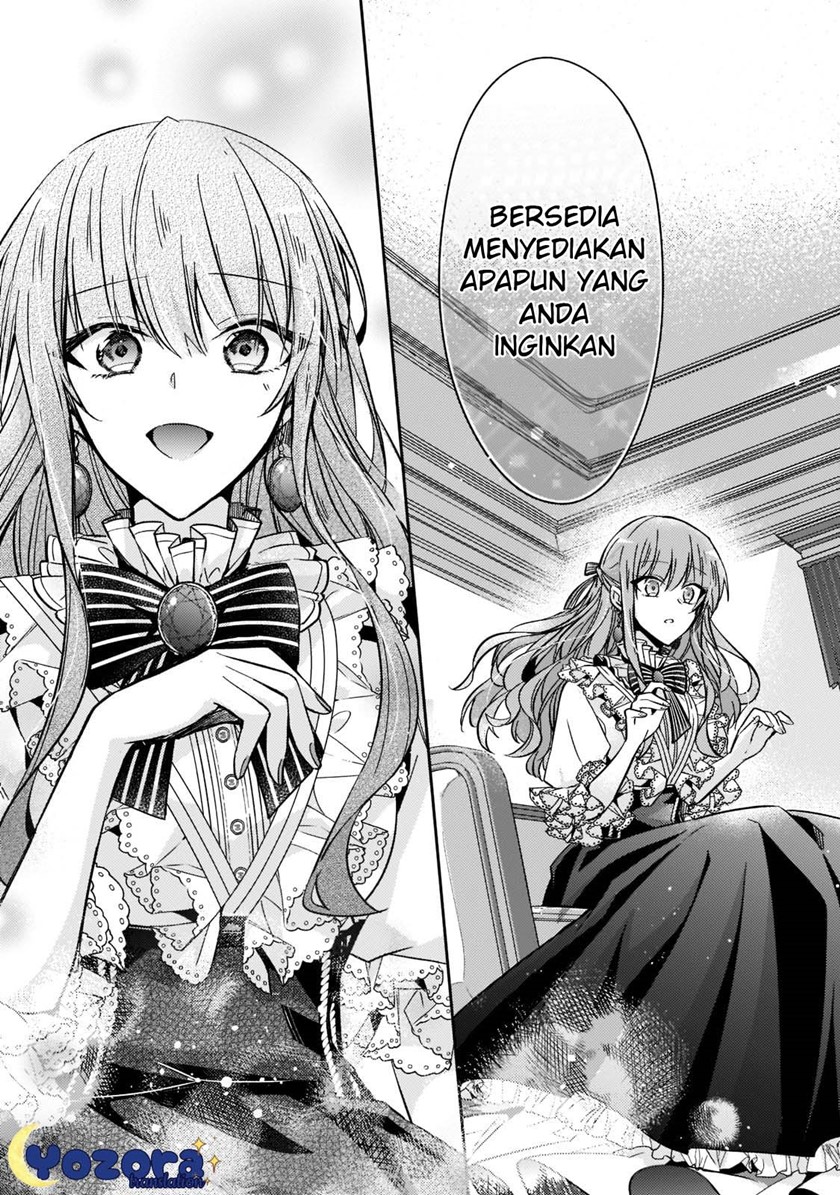 Halaman 24 dari Loop 7-kaime no Akuyaku Reijou wa, Moto Tekikoku de Jiyuu Kimama na Hanayome Seikatsu o Mankitsu Suru Chapter 12